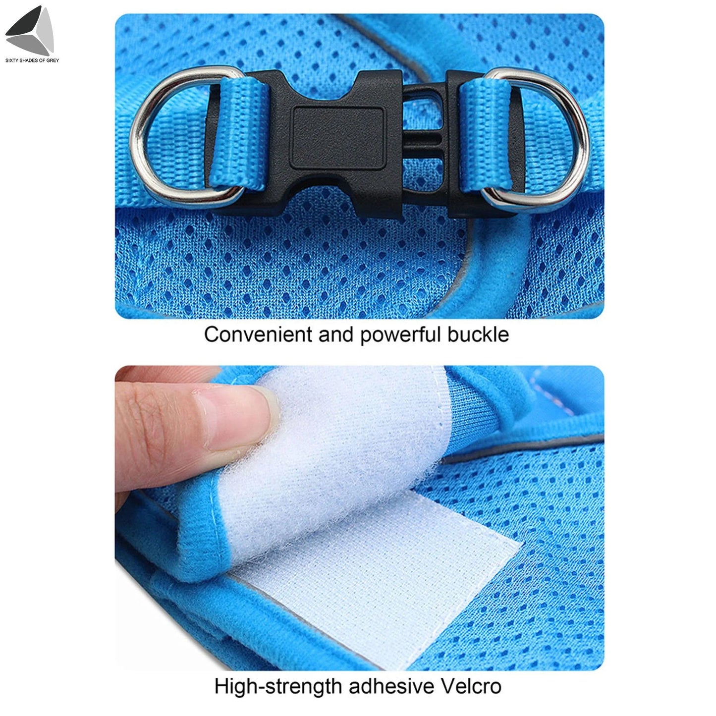 Adjustable No-Pull Dog Harness with Reflective Design and Breathable Mesh, Includes Leash for Small Dogs and Cats (XL, Red)