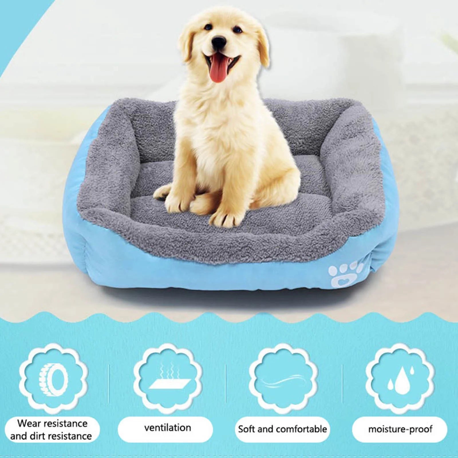 Small Dog Winter Warmth Pet Bed - Cozy Sleeping Solution for Your Pet