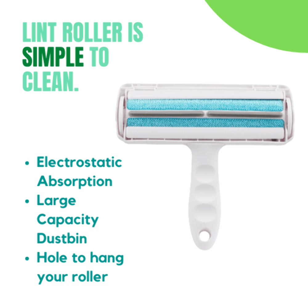 Professional Reusable Pet Hair Removal Roller for Furniture, Carpets, and Vehicle Interiors