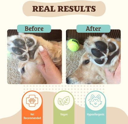 Pawtection Balm - Natural, Safe & Lick-Safe Formula for Hot Pavement, Dry Cracked Paws & Rough Terrain - 0.15 Oz Stick