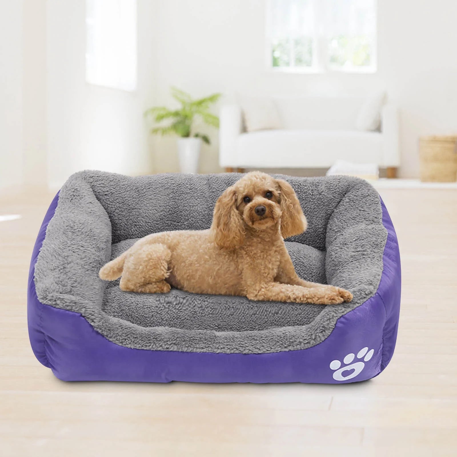 Small Dog Winter Warmth Pet Bed - Cozy Sleeping Solution for Your Pet